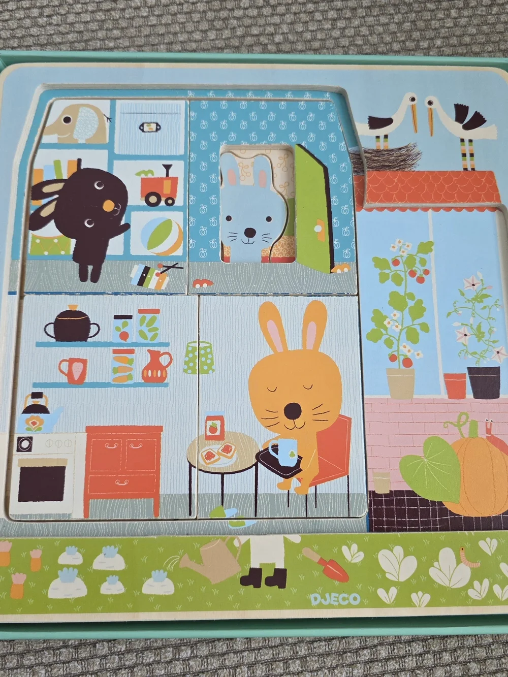 Djeco 3 layers puzzle. 2+